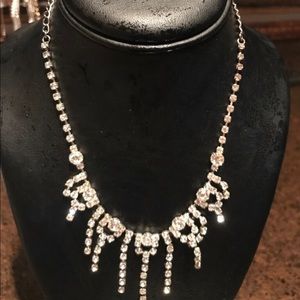 Brand New Gorgeous Crystal Necklace and Matching Earrings Set